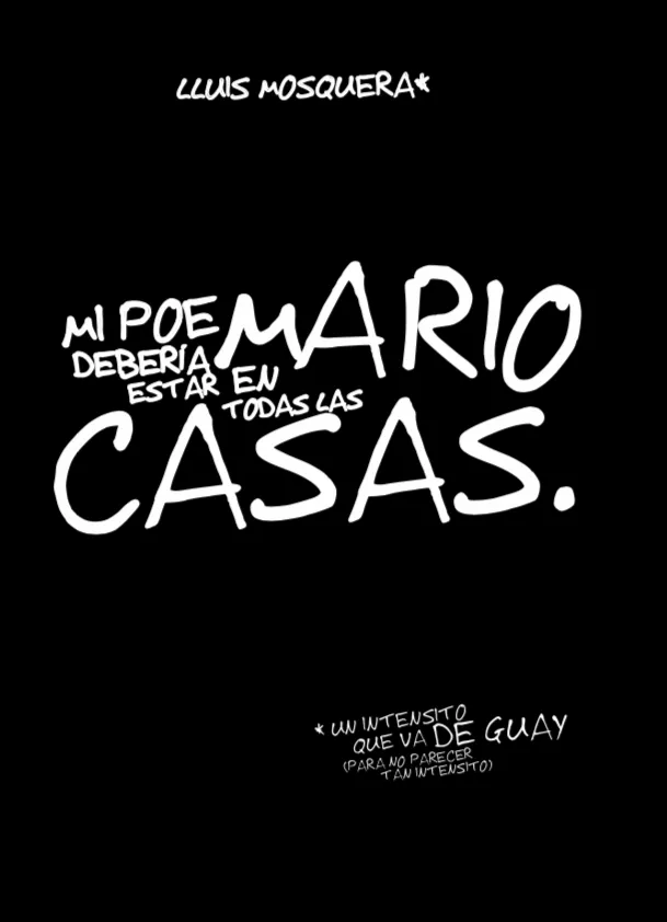 MI POEMARIO DEBERIA ESTAR EN TODAS LAS CASAS
