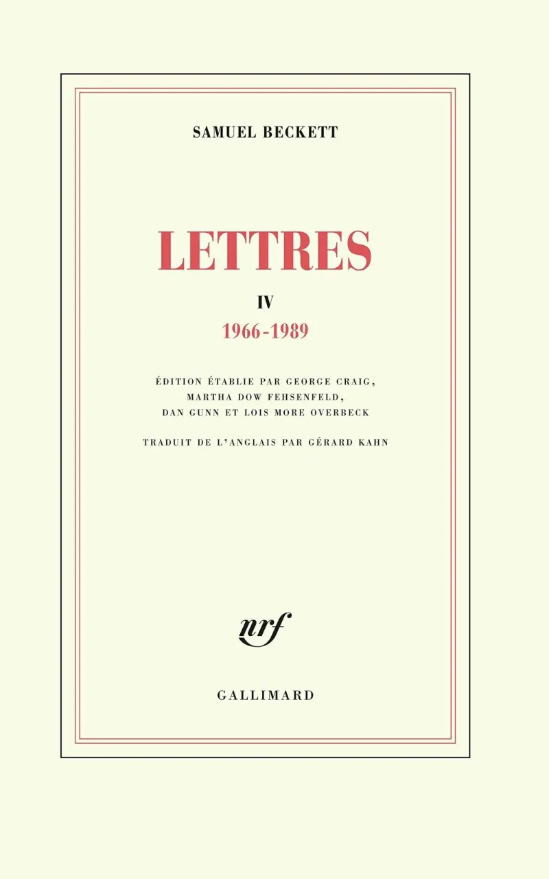 LETTRES IV 1966-1989