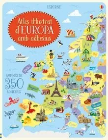 ATLES IL.LUSTRAT D'EUROPA AMB ADHESIUS