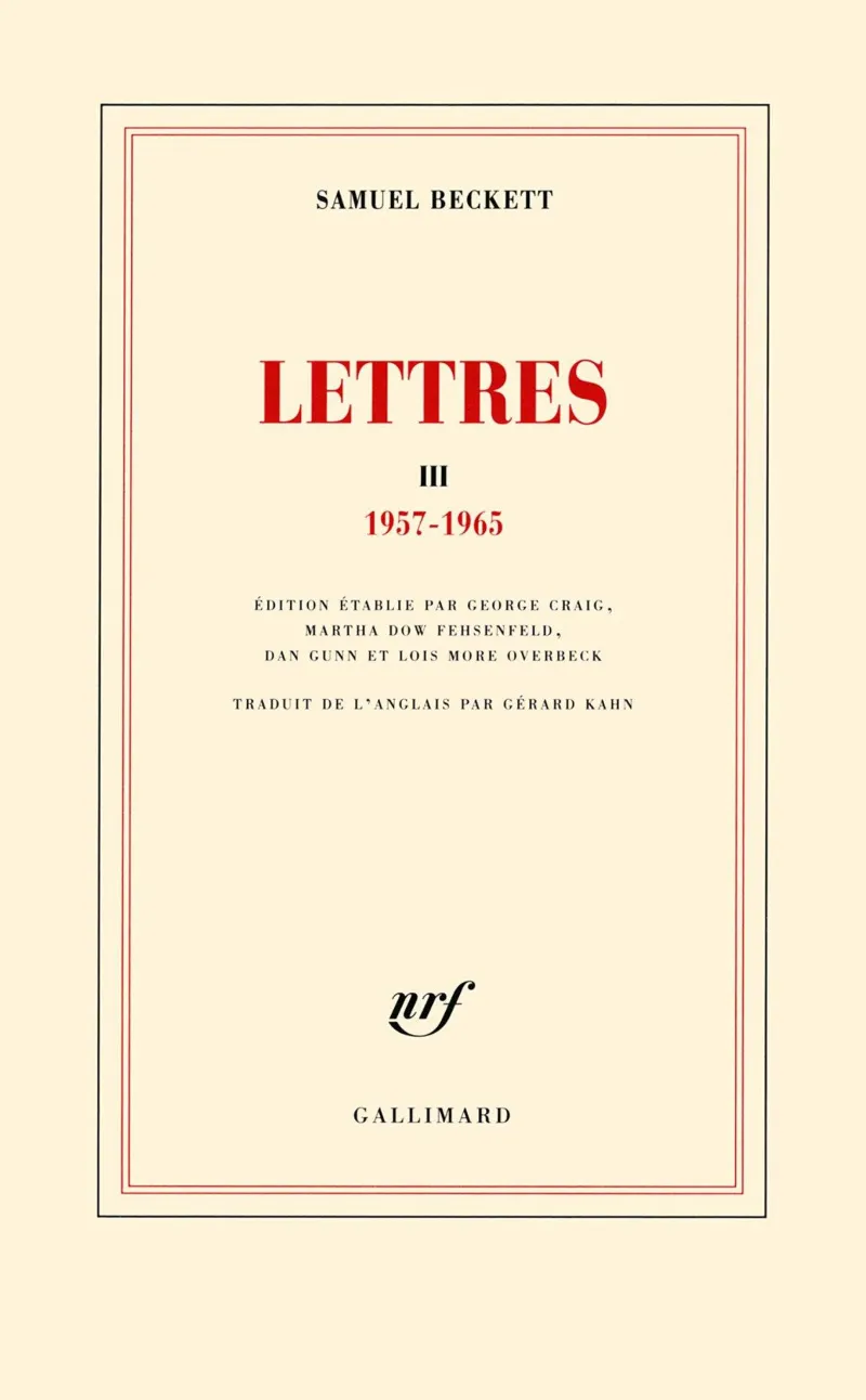 LETTRES III 1957-1965
