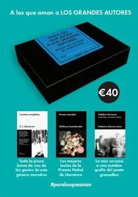 PARA LOS QUE AMAN A LOS GRANDES AUTORES -CAPSA-