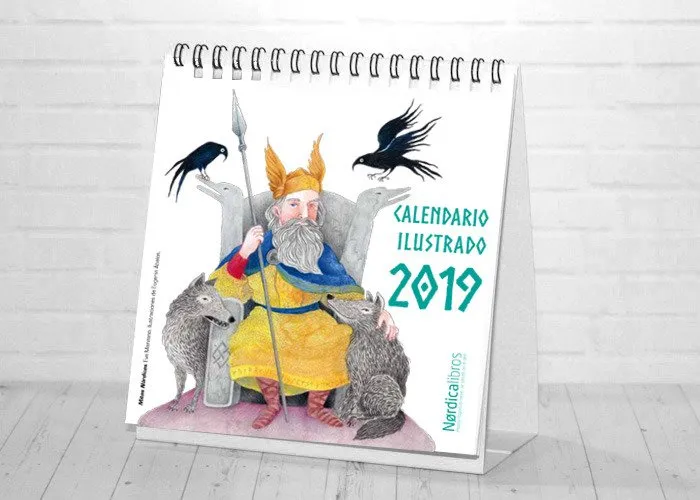 CALENDARIO ILUSTRADO 2019 NORDICA