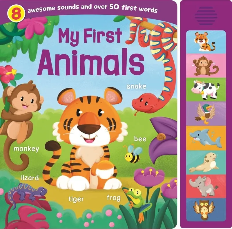MY FIRST ANIMALS LLIBRE AMB SONS