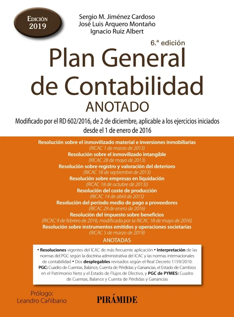 PLAN GENERAL DE CONTABILIDAD ANOTADO -EDICION 2019-