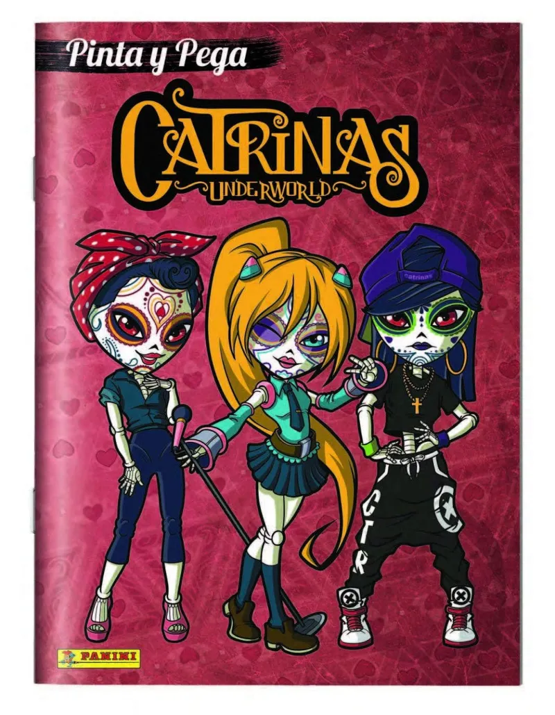 CATRINAS- PINTA Y PEGA-