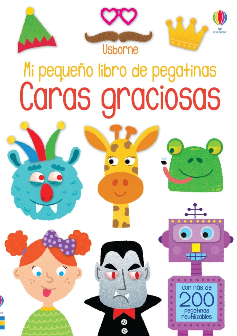 CARAS GRACIOSAS - MI PEQUEÑO LIBRO DE PEGATINAS-