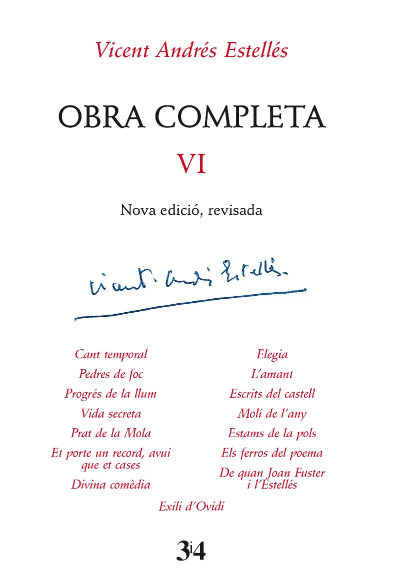 OBRA COMPLETA VI NOVA EDICIO REVISADA