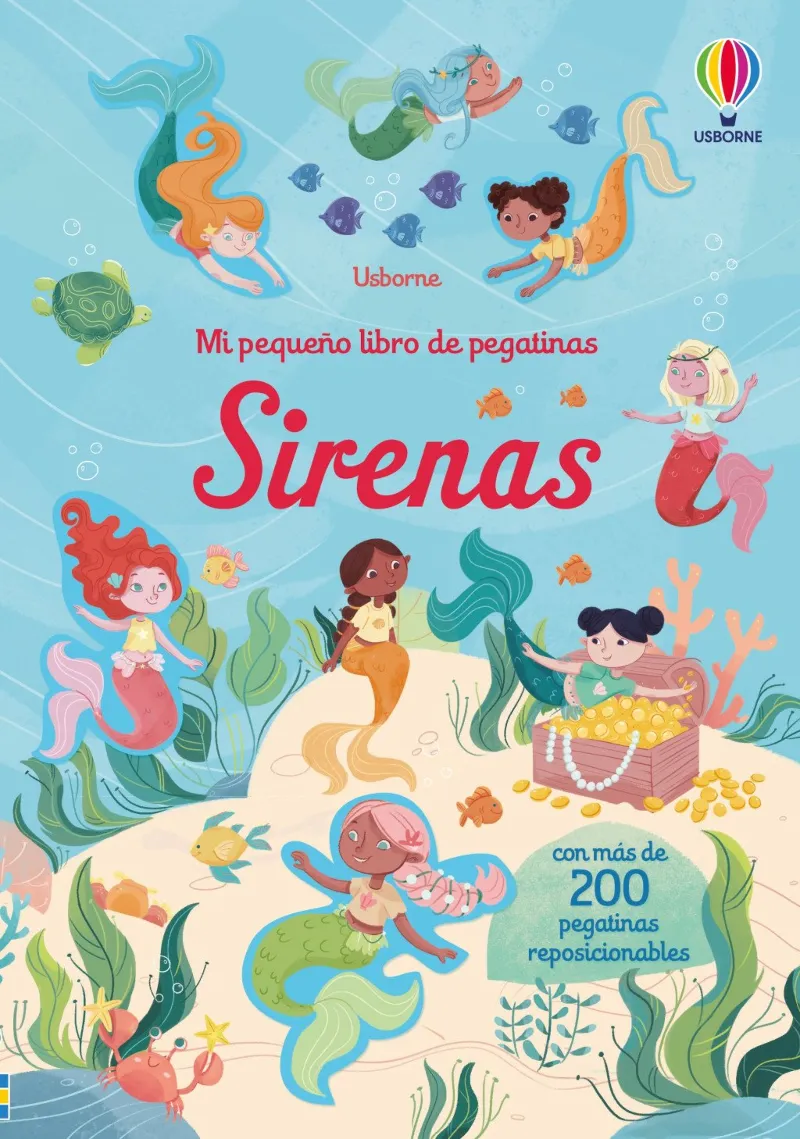 SIRENAS - CON MAS DE 200 PEGATINAS REUTILIZABLES -