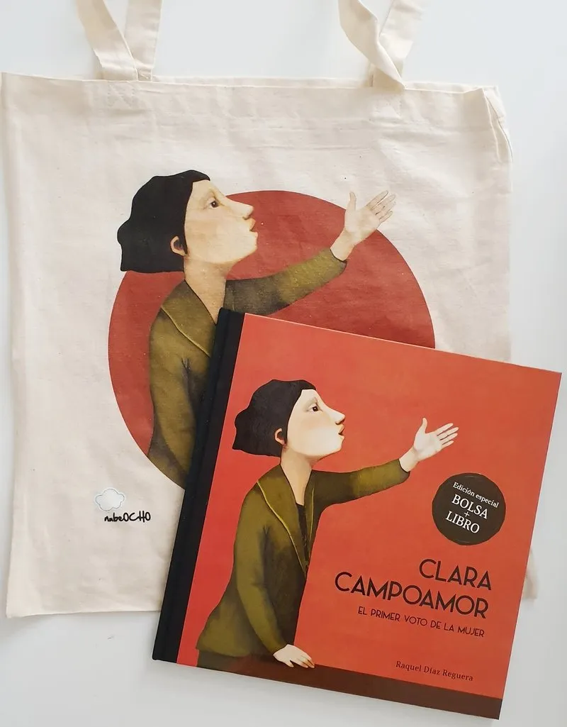 CLARA CAMPOAMOR EL PRIMER VOTO DE LA MUJER + BOLSA
