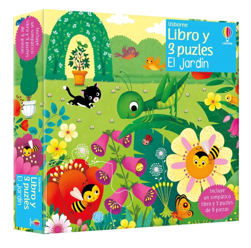 JARDIN, EL - LIBRO Y 3 PUZLES -