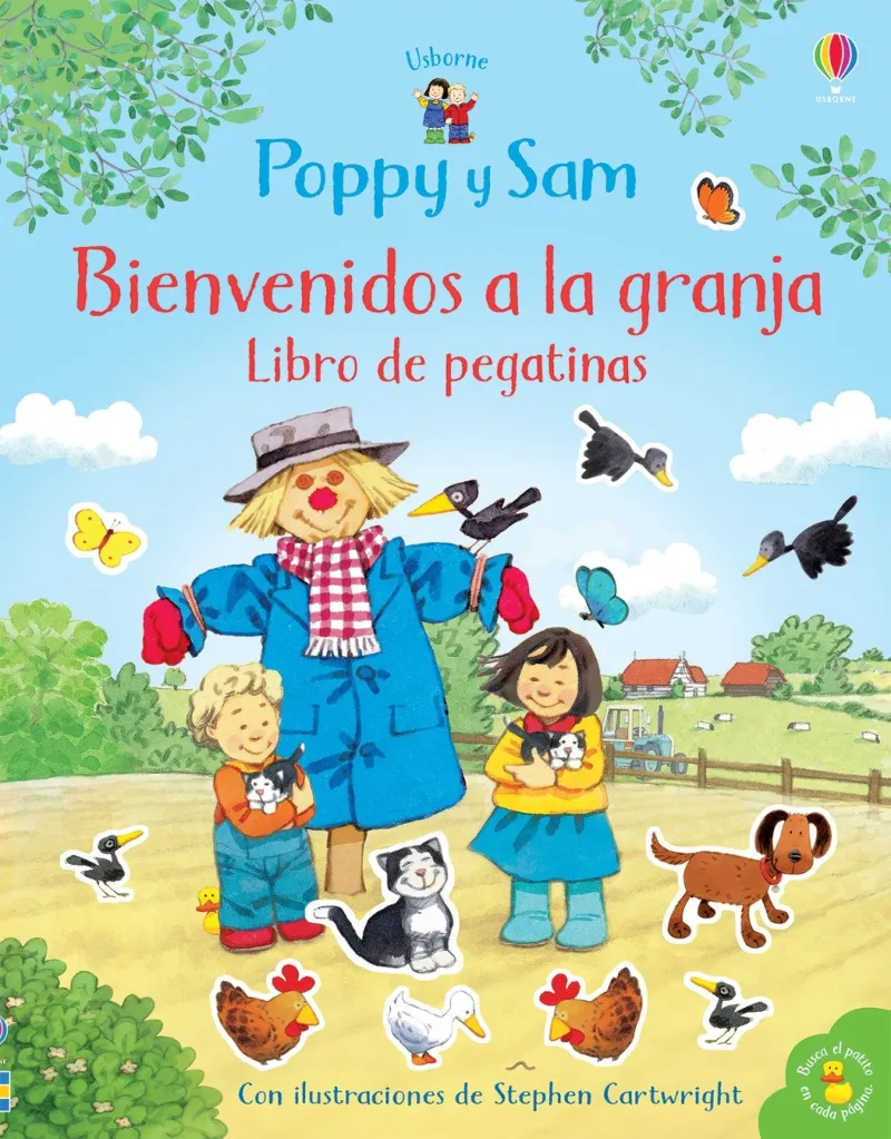 POPPY Y SAM BIENVENIDOS A LA GRANJA LIBRO DE PEGATINAS