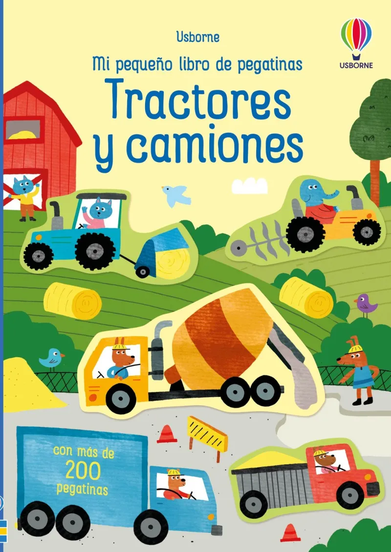 TRACTORES Y CAMIONES - CON MAS DE 200 PEGATINAS REUTILIZABLES -