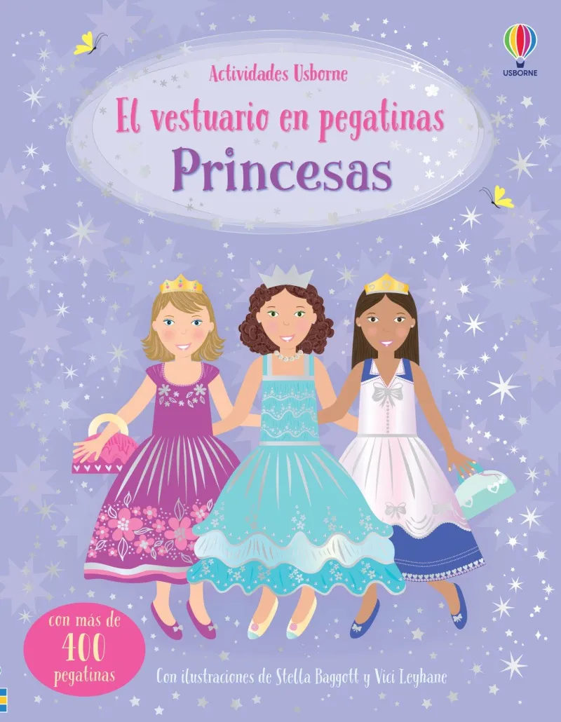 PRINCESAS, EL VESTUARIO EN PEGATINAS