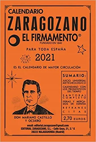 CALENDARIO ZARAGOZANO EL FIRMAMENTO 2021
