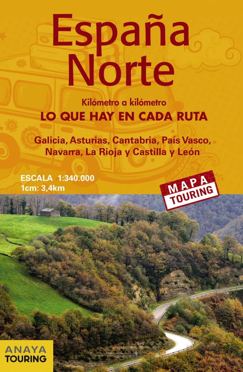 ESPAÑA NORTE -MAPA TOURING-