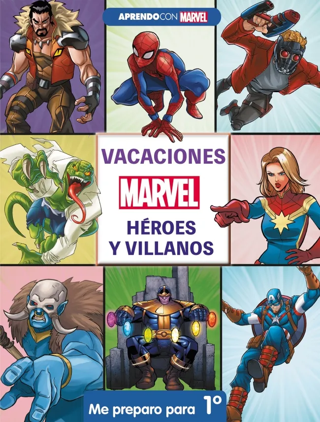 VACACIONES MARVEL HEROES Y VILLANOS -ME PREPARAO PARA 1º-