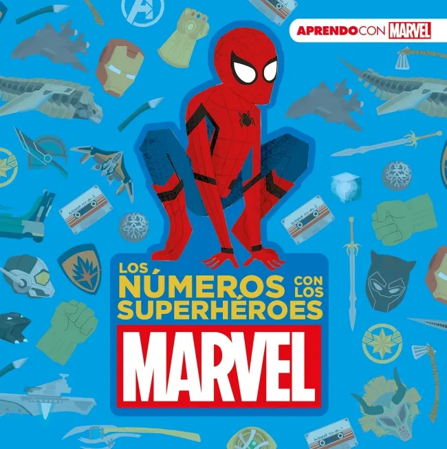 NUMEROS CON LOS SUPERHEROES DE MARVEL, LOS