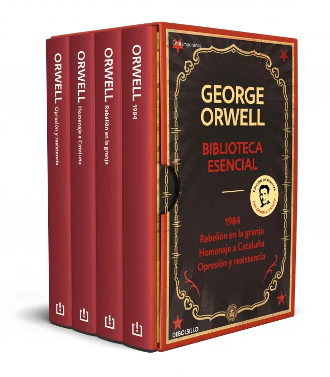 BIBLIOTECA ESESENCIAL -GEORGE ORWELL-PACK 4 VOL.-