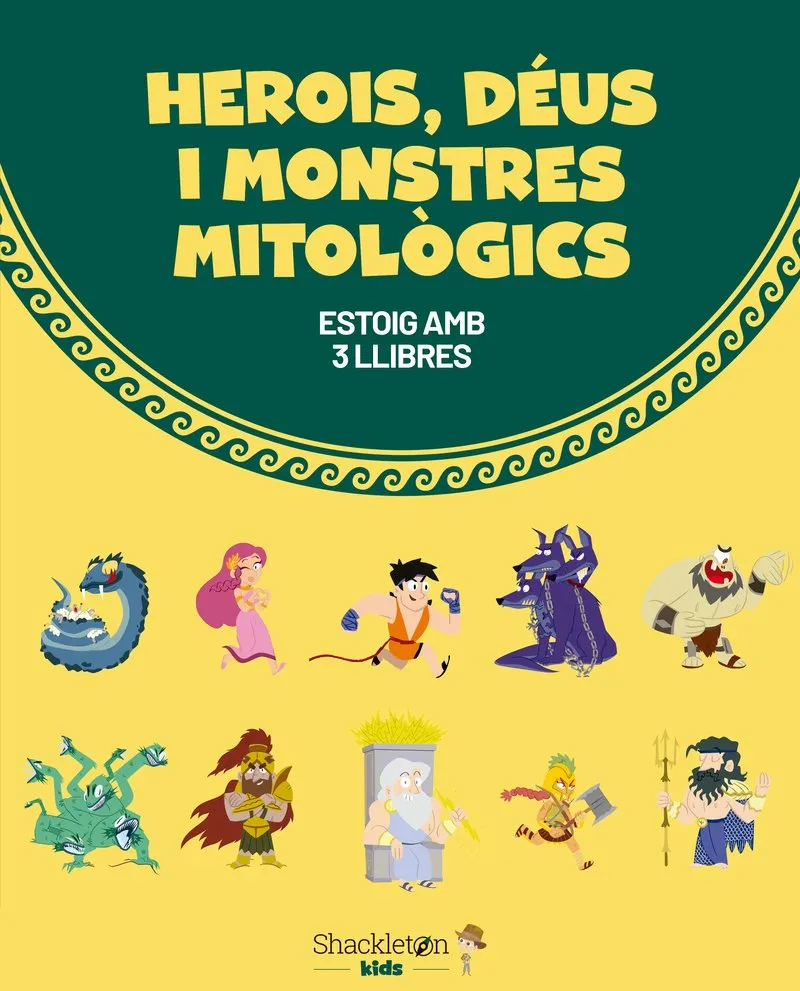 HEROIS DEUS I MONSTRES MITOLOGICS -PACK 3 VOL.-