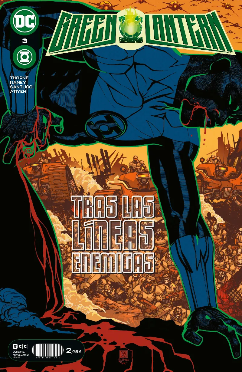 GREEN LANTERN NUDC VOL 112: FRONTERA 003