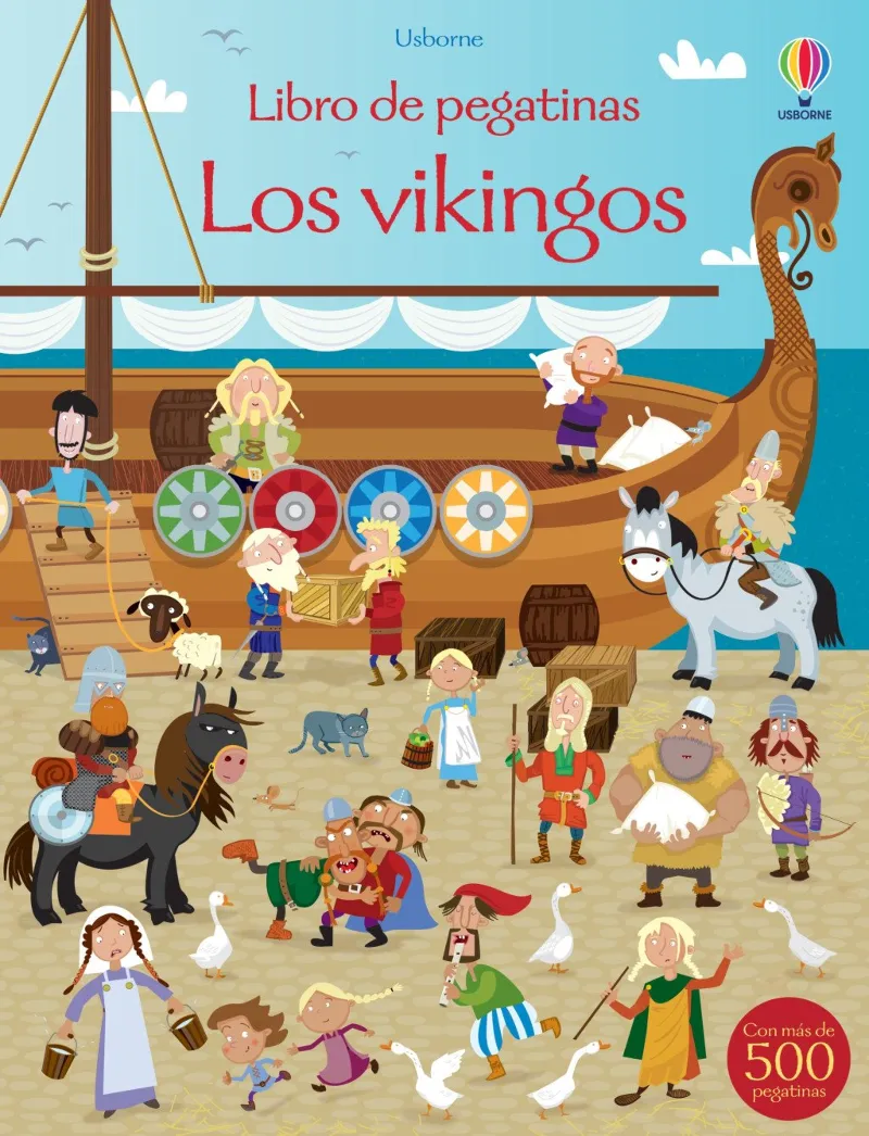 VIKINGOS, LOS -LIBRO DE PEGATINAS-