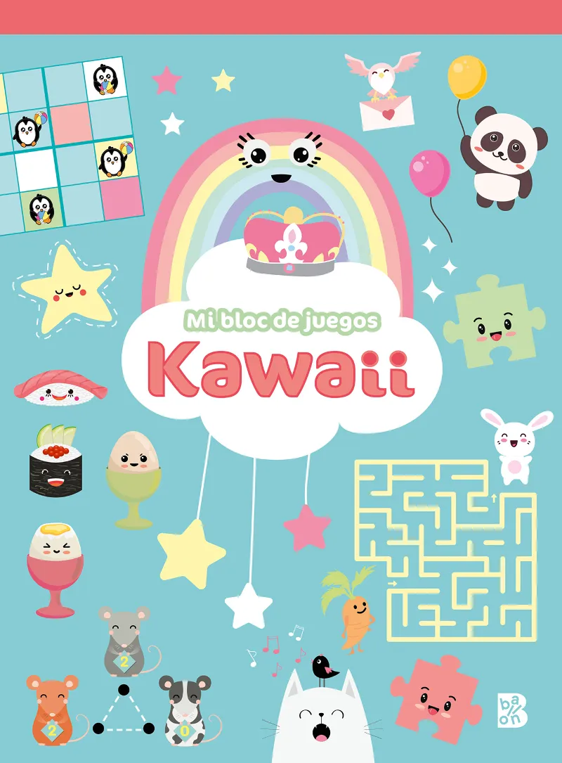 KAWAII -MI BLOC DE JUEGOS - BLAU