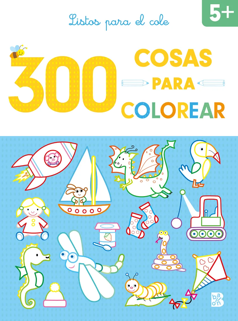 300 COSAS PARA COLOREAR 5+