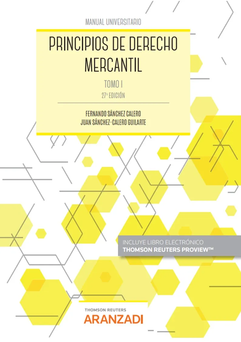 PRINCIPIOS DE DERECHO MERCANTIL-1 (27º EDICION 2022)