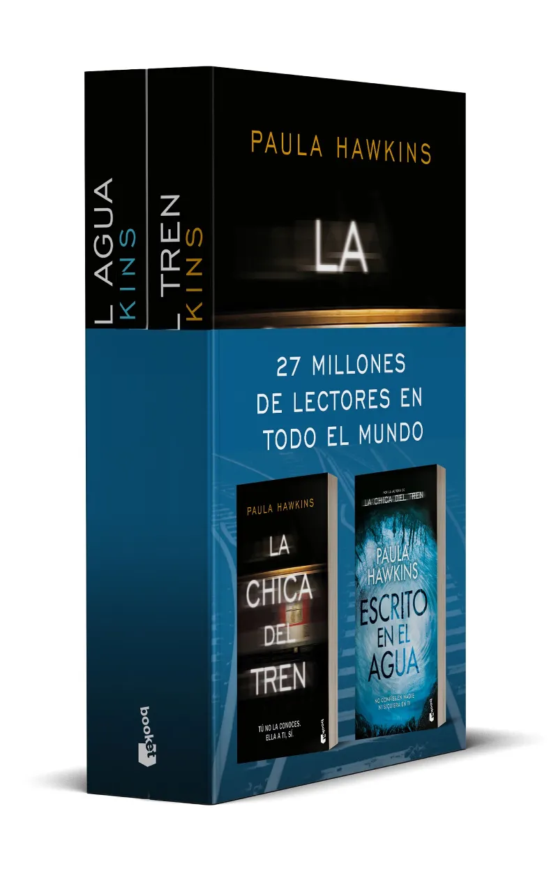 CHICA DEL TREN + ESCRITO EN EL AGUA -PACK BOLSILLO-