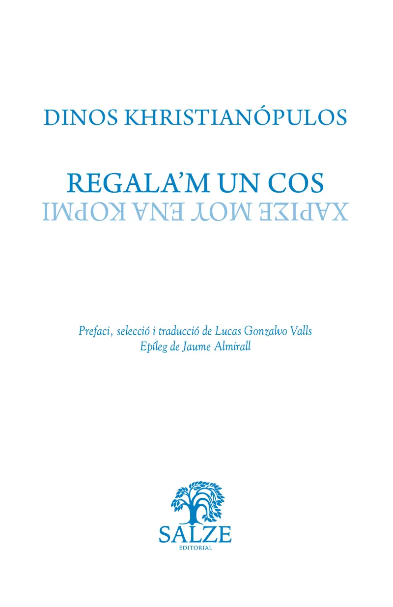 REGALA'M UN COS