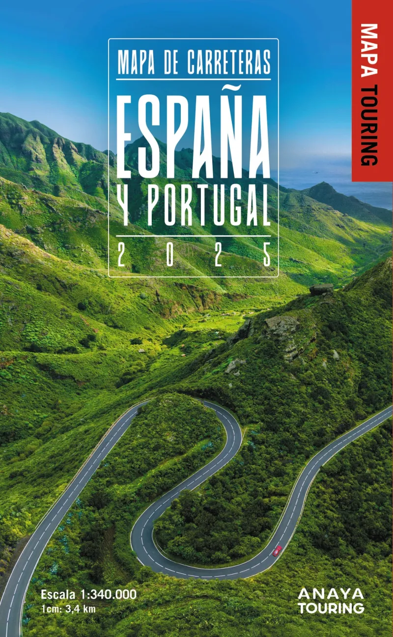MAPA DE CARRETERAS DE ESPAÑA Y PORTUGAL 1:340.000 (EDICIÓ 2025)