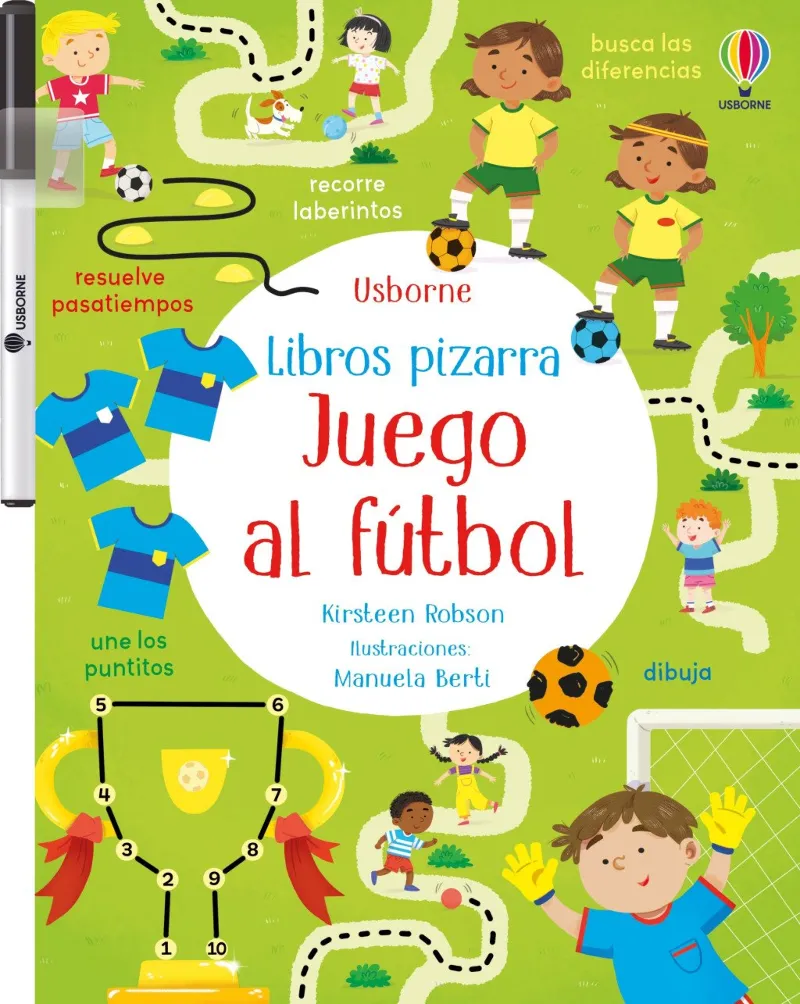JUEGO AL FÚTBOL -LIBRO PIZARRA-