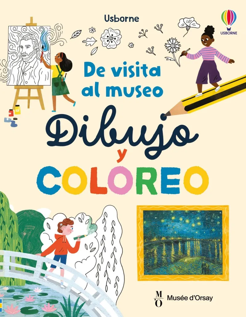DE VISITA AL MUSEO.DIBUJO Y COLOREO