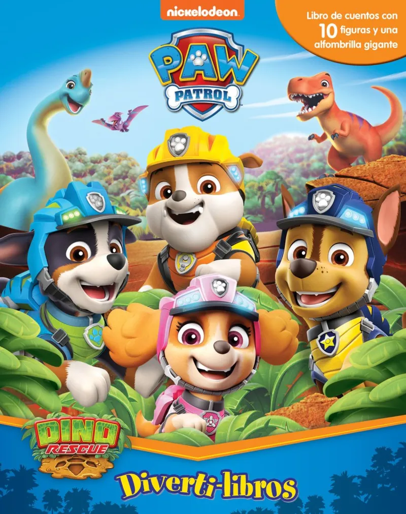 PAW PATROL ("DIVERI-LIBROS") - DINO RESCUE (PAW PATROL # PATRULLA CANINA)