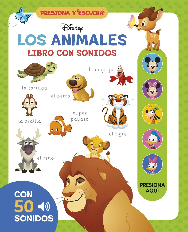 DISNEY. LIBRO CON SONIDOS. ANIMALES