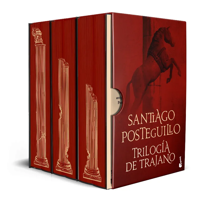 ESTUCHE TRILOGÍA DE TRAJANO. EDICIÓN ESPECIAL CON CANTOS DECORADOS