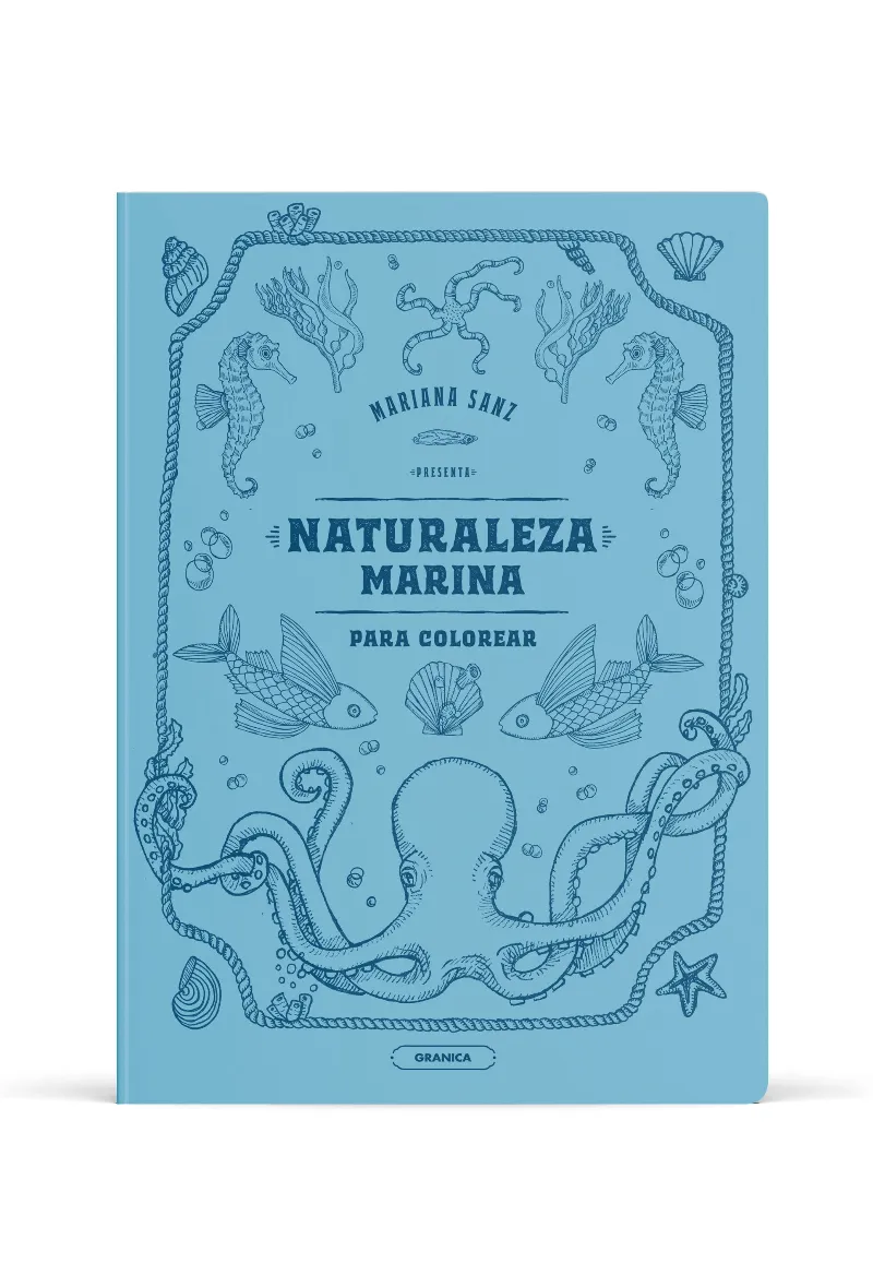 NATURALEZA MARINA PARA COLOREAR