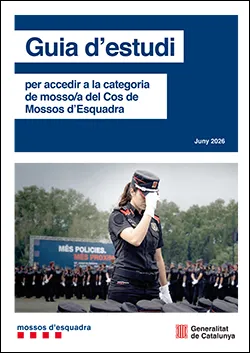 GUIA D'ESTUDI PER ACCEDIR A LA CATEGORIA DE MOSSO/A DEL COS DE MOSSOS D'ESQUADRA