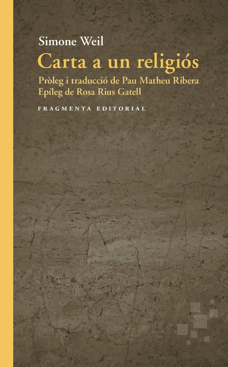 CARTA A UN RELIGIÓS