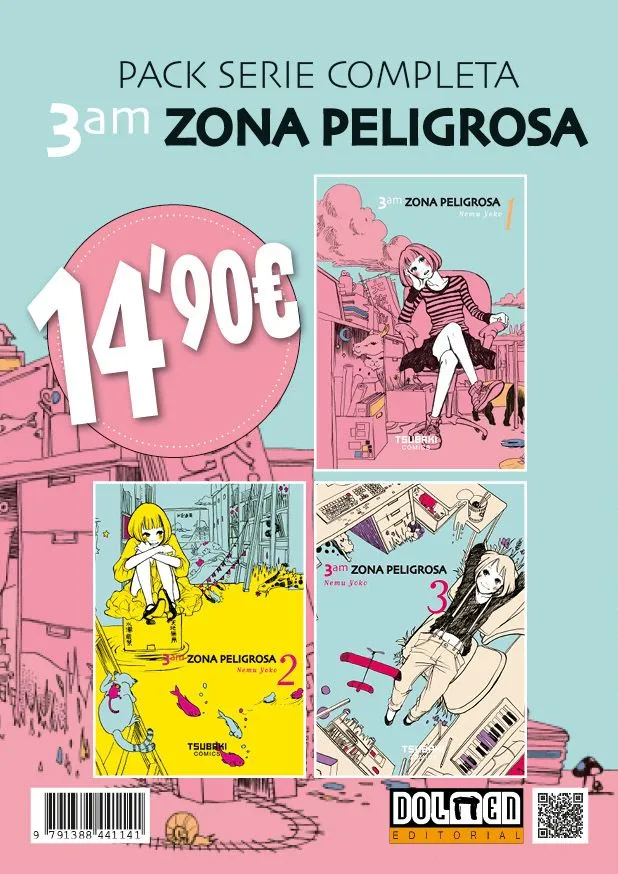 PACK 3AM ZONA PELIGROSA 01 + 02 + 03