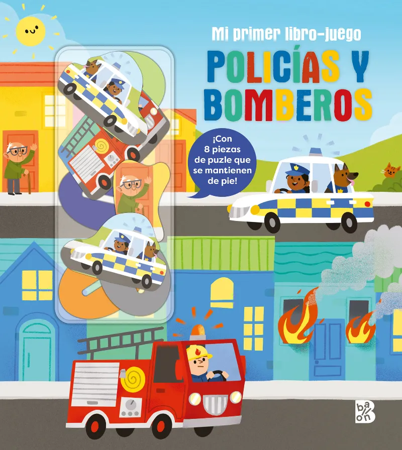 MI PRIMER LIBRO-JUEGO - POLICÍAS Y BOMBEROS