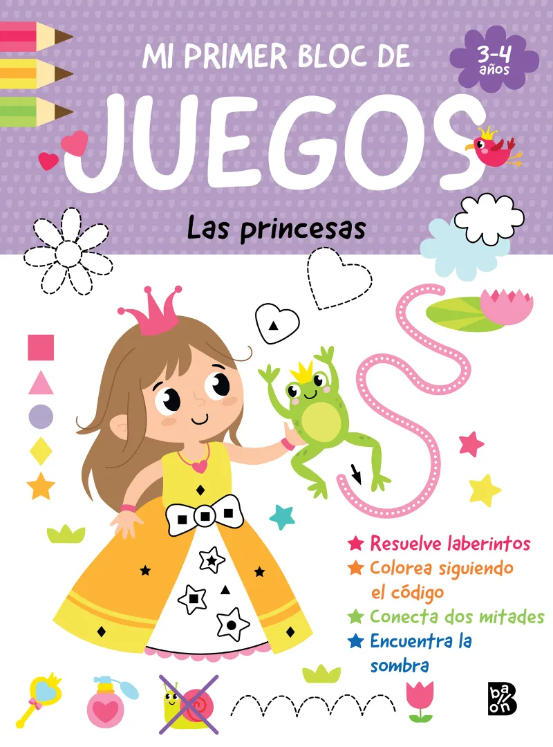 MI PRIMER BLOC DE JUEGOS- LAS PRINCESAS
