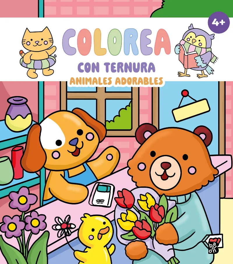 COLOREA CON TERNURA - ANIMALES ADORABLES