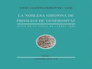 LA NOBLESA GIRONINA DE PRIVILEGI DE GENEROSITAT-1