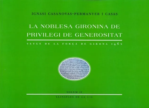LA NOBLESA GIRONINA DE PRIVILEGI DE GENEROSITAT-2