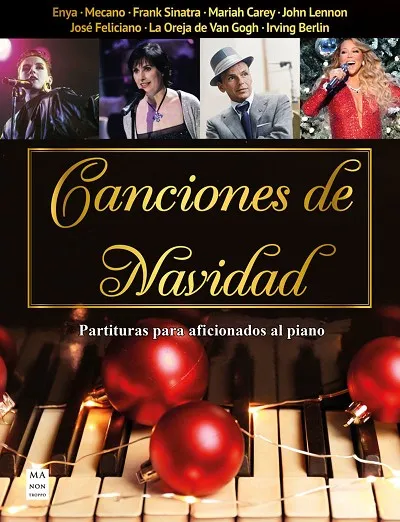 CANCIONES DE NAVIDAD.PARTITURAS PARA AFICIONADOS AL PIANO