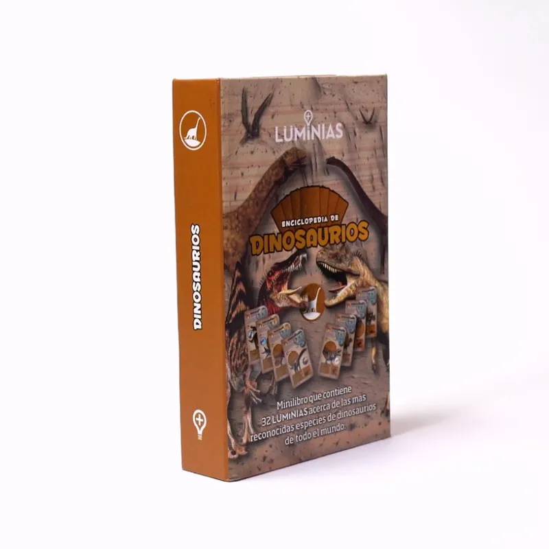 ENCICLOPEDIA DE DINOSAURIOS (ESTUCHE CON 32 CARTAS)