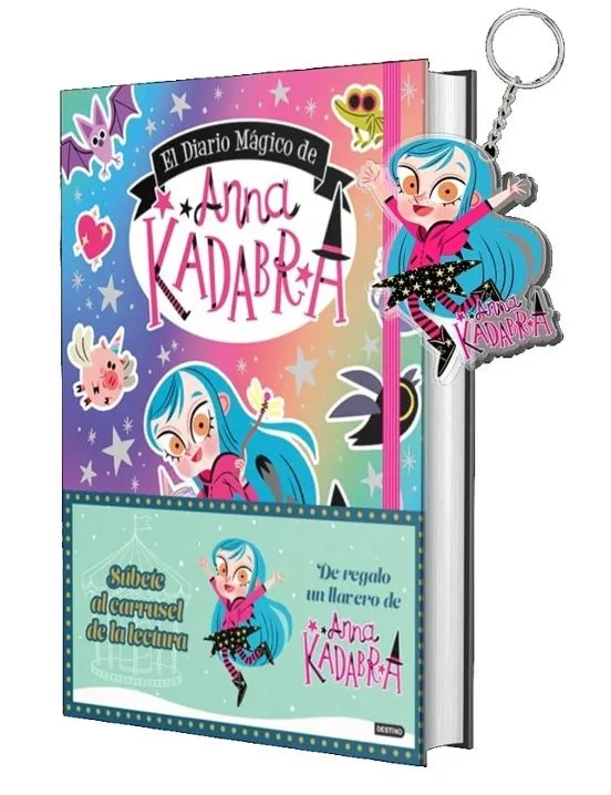 PACK ANNA KADABRA DIARIO MÁGICO + LLAVERO