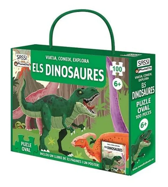 DINOSAURES - PUZLE + LLIBRE -