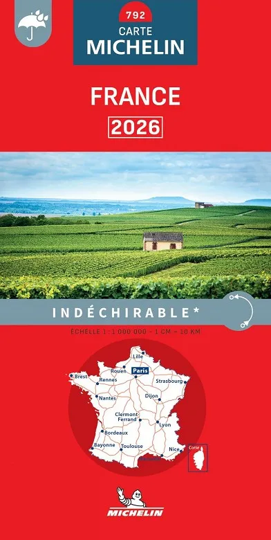 MAPA NATIONAL FRANCE 792 (ALTA RESISTENCIA.EDICIÓN 2026)